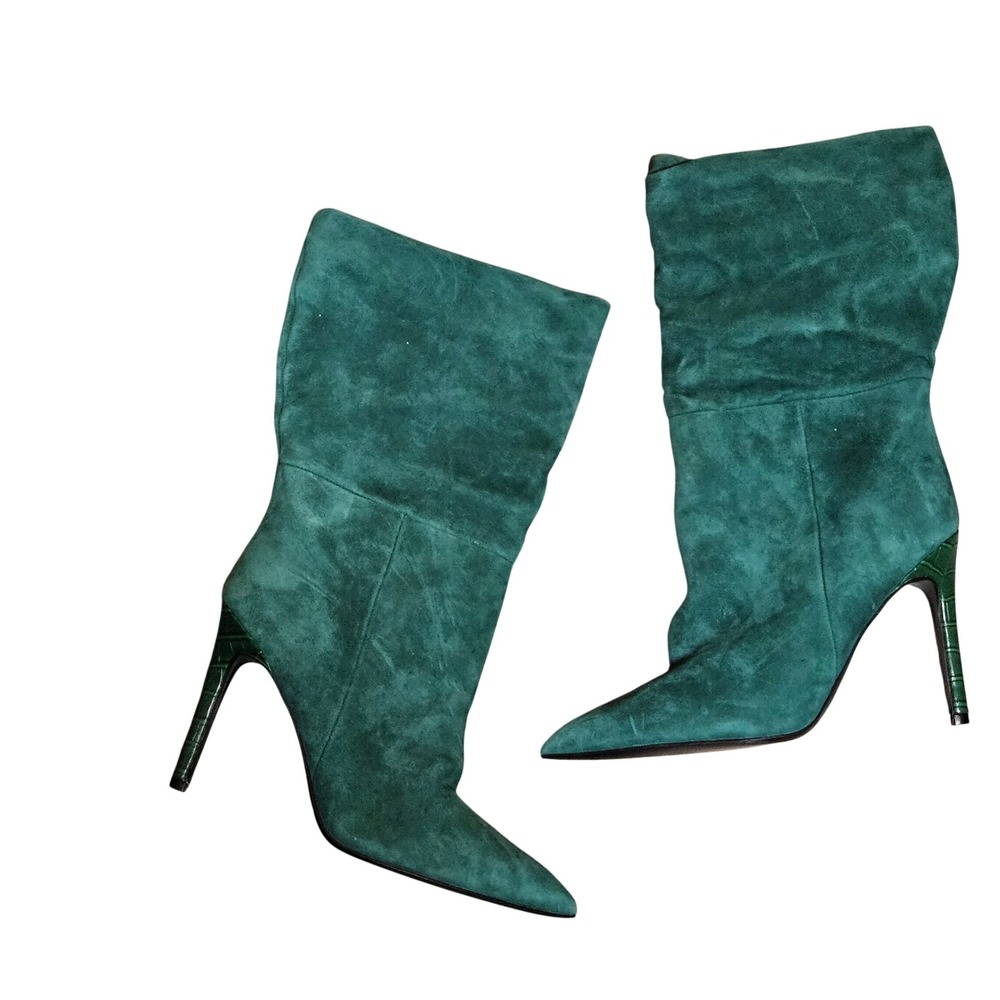 Guess Green Heeled Boots